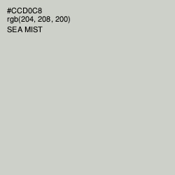 #CCD0C8 - Sea Mist Color Image